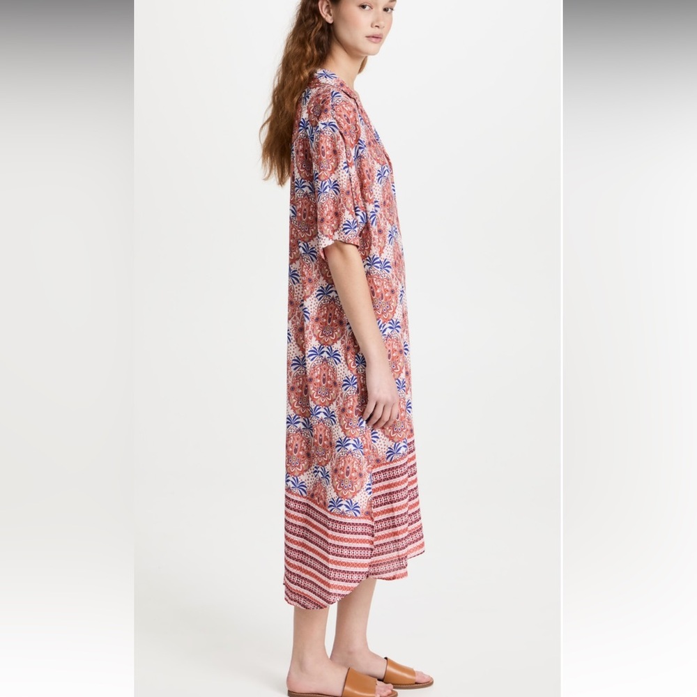 Cara Cara Hobbs midi dress orange size M/L m